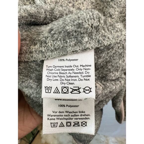 Eddie Bauer Grey Pullover Sweater w/Pockets Size XL - Picture 3 of 4